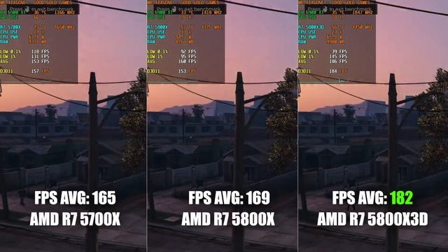 || PC || AMD CPU's Battle (5700X vs 5800X vs 5800X3D) - Good Gold Games смотреть онлайн