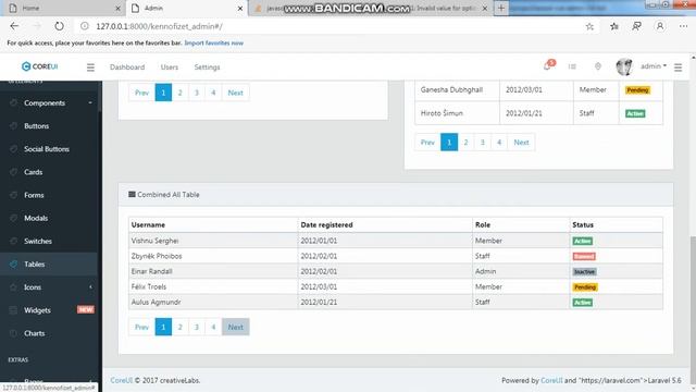 Template Vuejs Admin Demo смотреть онлайн