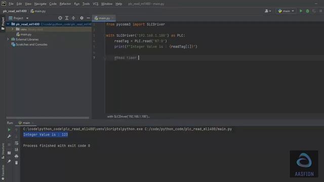 Using Python to read PLC, Micro Logix 1400 смотреть онлайн
