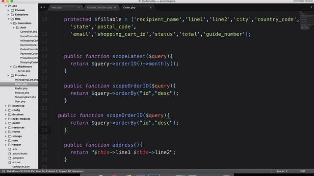Desarrollo Ecommerce con PHP y Laravel | 47. Mostrar órdenes del mes смотреть онлайн