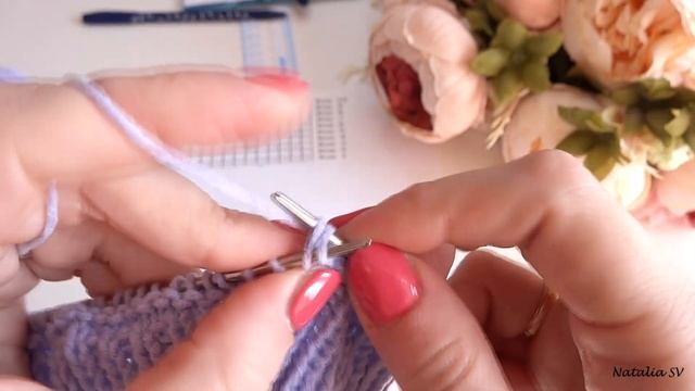 Ажурная шапочка спицами. Подробный мастер-класс! смотреть онлайн