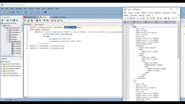 Oracle XML tutorial - XMLTable, SQL, XPath select query смотреть онлайн