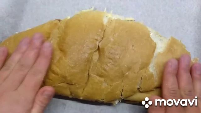 Сочный хлеб с куриный начинкой. смотреть онлайн