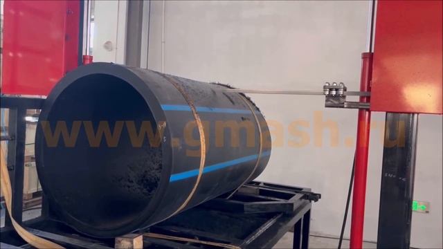 Ленточная пила для пластиковых ПЭ труб многоугольная смотреть онлайн