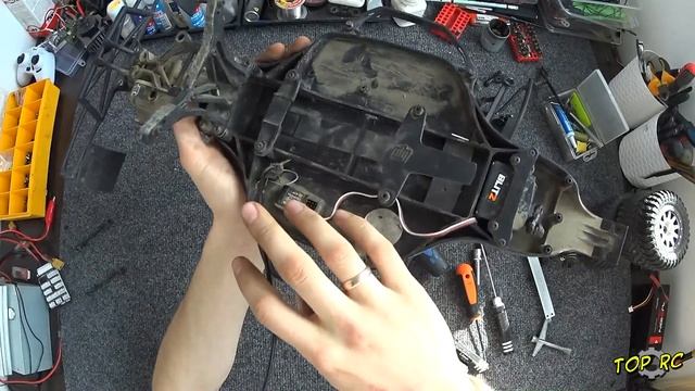 Обзор HPI Blitz. Перебираем и чистим шасси. Радиоуправляемая модель. смотреть онлайн