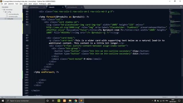Créer un site e-Commerce avec PHP (1/2) смотреть онлайн