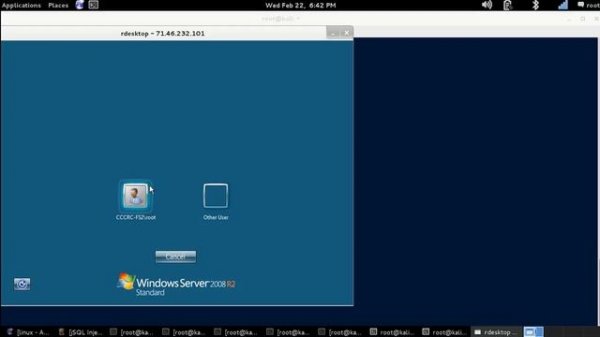 rdesktop - Linux Utility to RDP into a Remote Windows Server [Kali Linux]