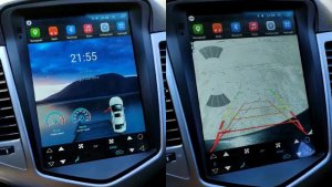 Магнитола стиле Tesla для Chevrolet Cruze J300