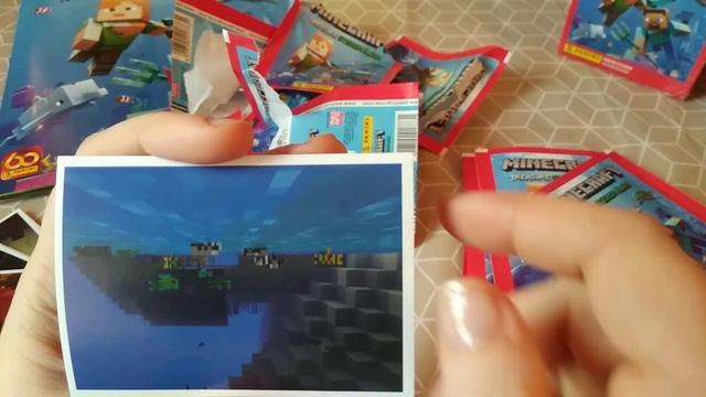 NEW Майнкрафт наклейки от PANINI #6