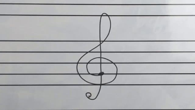 Как рисовать скрипичный и басовый ключи смотреть онлайн