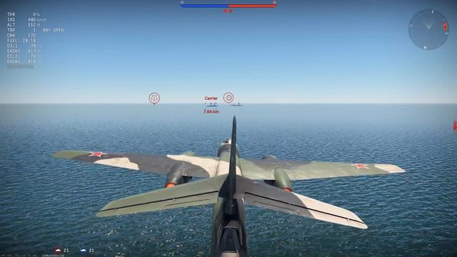 War Thunder: Tupolev Tu-14T Review смотреть онлайн