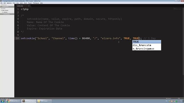 [ Learn PHP 5 In Arabic ] #85 - Cookies - Set Cookie + Examples смотреть онлайн