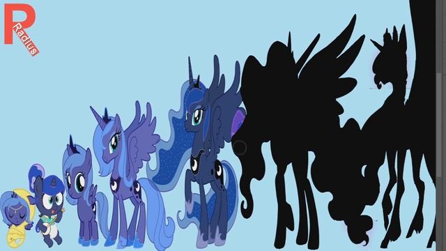 My Little Pony Princess Luna Growing Up
