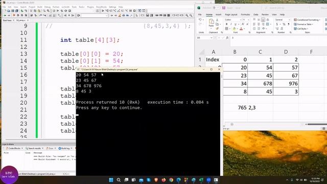 2D or Multidimensional Array In C | C Programming for absolute beginners смотреть онлайн