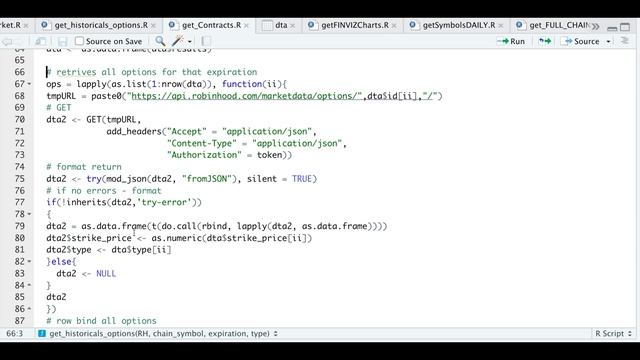 How to Get All Option Chains | RobinHood API смотреть онлайн