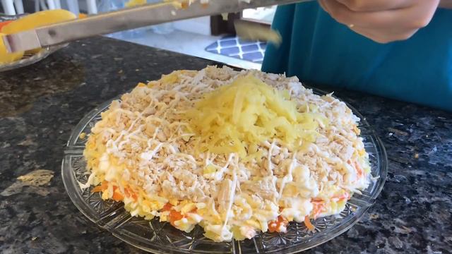 Mimoza Salatası | Салат Мимоза | Mimoza Salatının Hazırlanması