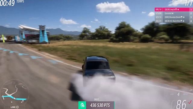 Open drift Forza Horizon 5 | First try Renault 8 смотреть онлайн