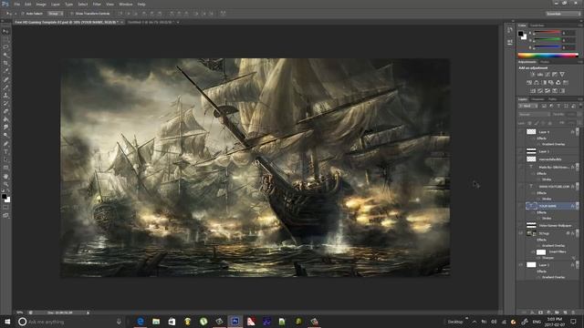 Photoshop: **FREE** HD Gaming YouTube Banner Template PSD + Direct Download [#3] смотреть онлайн