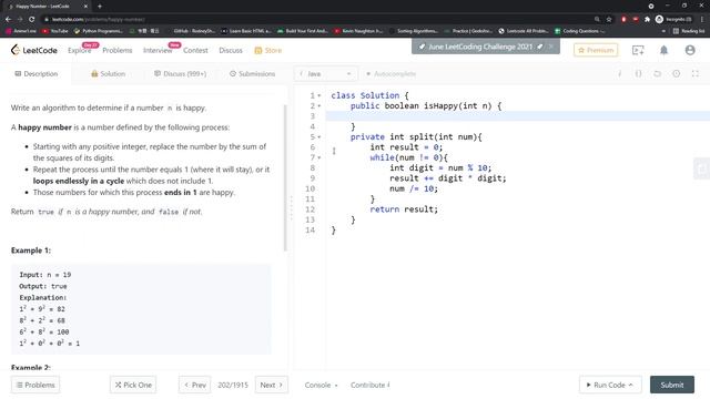 UNLISTED | LeetCode 202 | Java смотреть онлайн