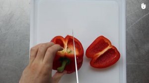 Как нарезать болгарский перец