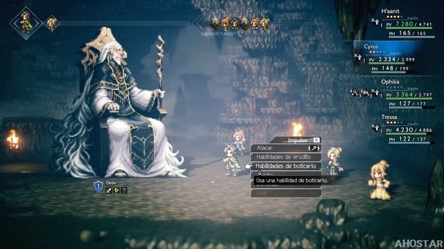 Octopath Traveler ♛ Dreisang, El Archimago ♛ Jefe Secreto + Trabajo Secreto (Hechicero) смотреть онлайн