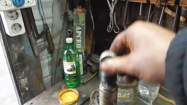 Начало сборки ИЖ Юпитер 5. Ревизия амортизаторов. колесных ступиц. смотреть онлайн