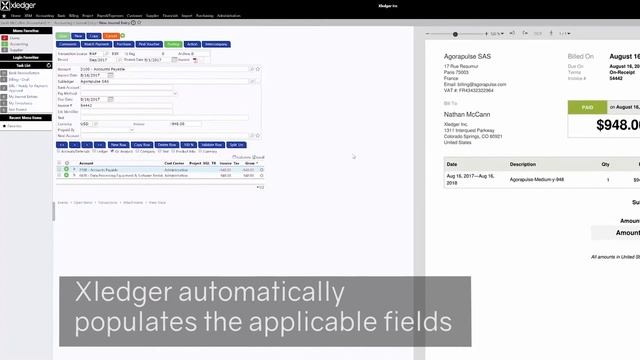 Xledger Cloud ERP | Systems ERP | Automated Invoice Processing смотреть онлайн