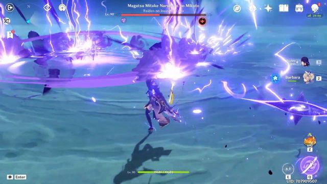 Raiden Shogun vs Raiden Shogun Boss (no hit/no food/no buffs/3 dmg taken) | Genshin Impact смотреть онлайн