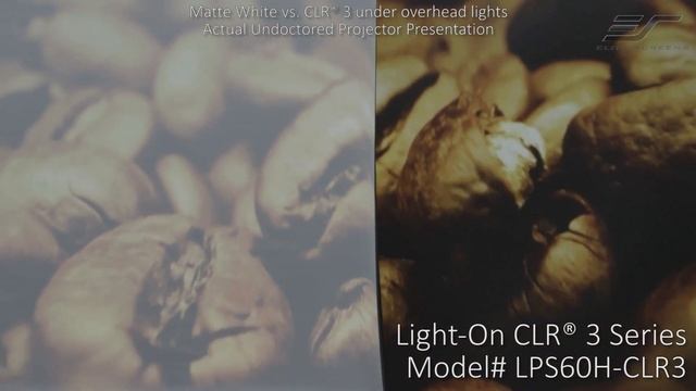 Elite Screens Light-On CLR® 3 Portable Ceiling Light Rejecting UST Projector Screen смотреть онлайн