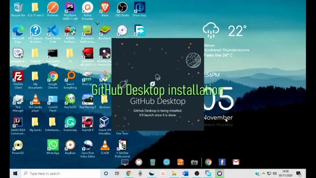 How to install GitHub Desktop in windows 10 | Laravel Environment Set-up in windows | push to GitHu смотреть онлайн