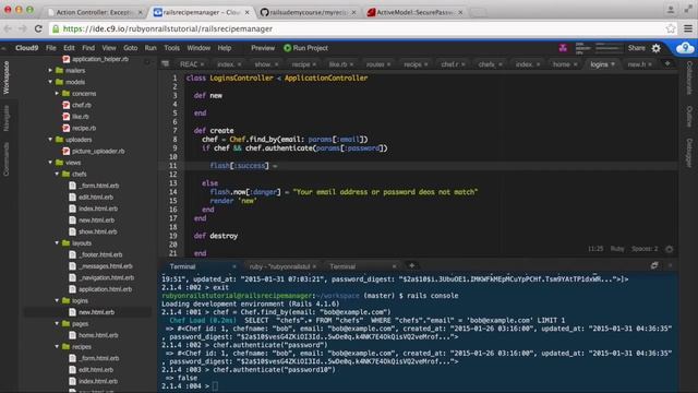 50 Build log in and logout functionality part 2 create destroy sessions смотреть онлайн