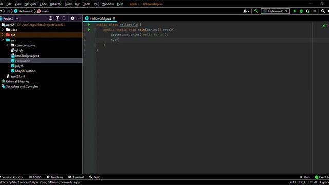Java Hello World Program. My First Java Program... #javaprogramming смотреть онлайн