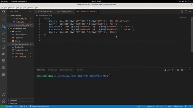 Curso de Docker - 07 Desenvolvendo e publicando uma aplicação php com docker usando o dockerfile смотреть онлайн