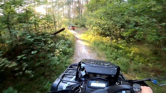 Прохват на квадроциклах. Cfmoto x8 и Cforce 600 смотреть онлайн