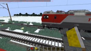 Обрушился мост и поезд сошёл с рельс!Работаю дежурным по переезду|Articanik_and_Dimon IR в Minecraf