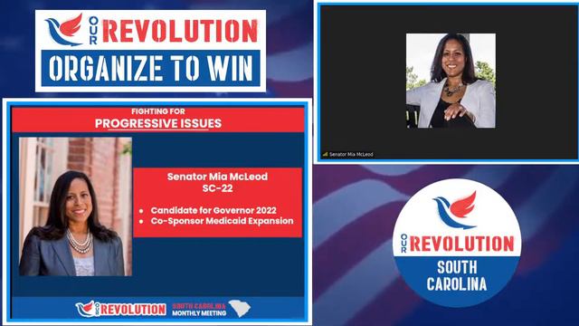 LIVE! Our Revolution SC August Forum смотреть онлайн