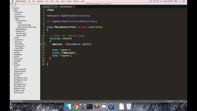 Build Your First Laravel App Lesson 4 – How Real Web Applications Are Organized смотреть онлайн