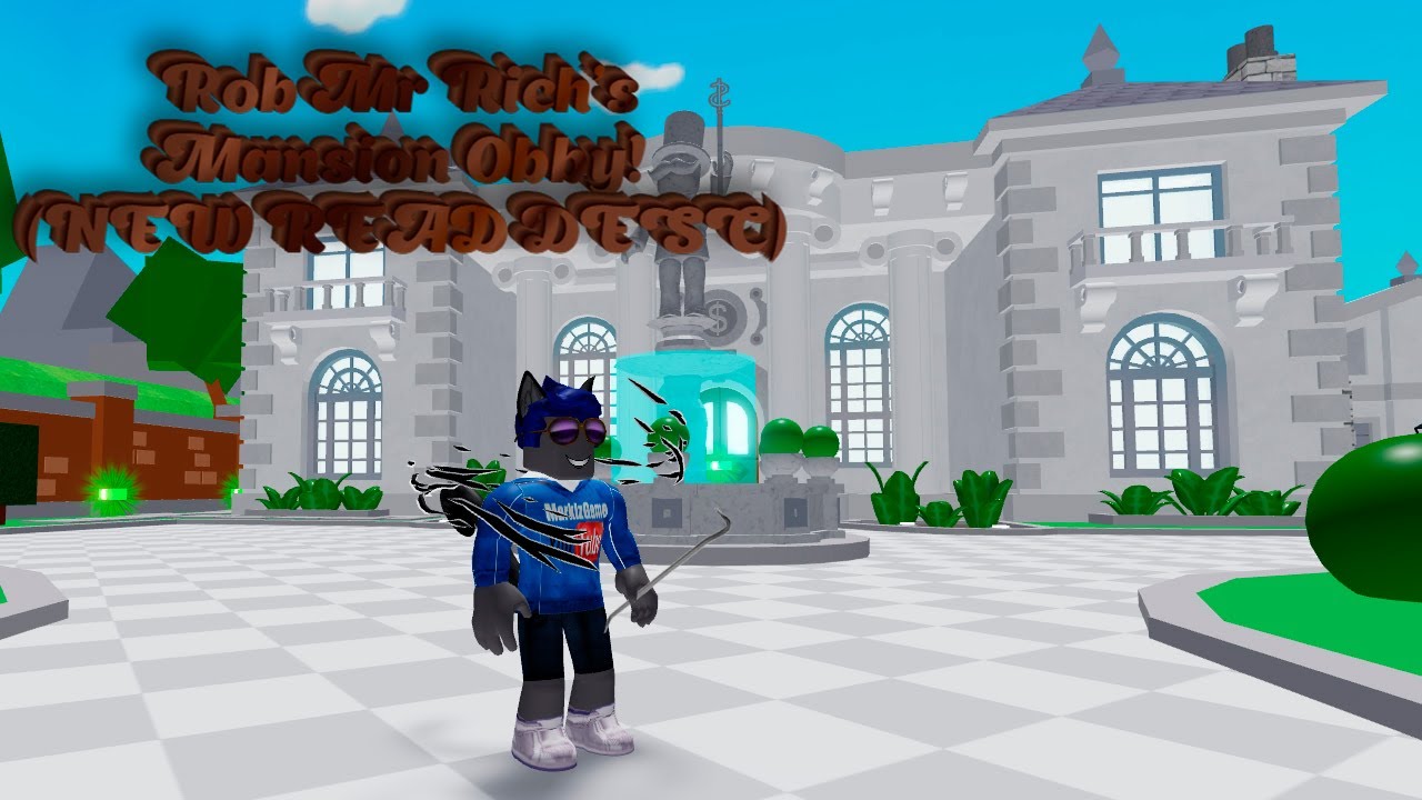 Особняк мистера Роба Рича роблокс / Rob Mr Rich's Mansion Obby roblox / Грабим богача) смотреть онлайн