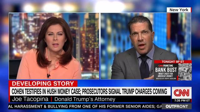 Joe Tacopina clashes with Erin Burnett смотреть онлайн