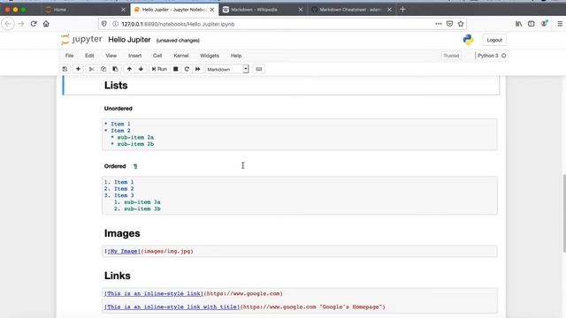 17. Jupyter Markdown Cell смотреть онлайн