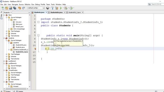 4- modifiers in java| public,protected,private |اروع شرح عربي access |none access modifiers|java oo смотреть онлайн