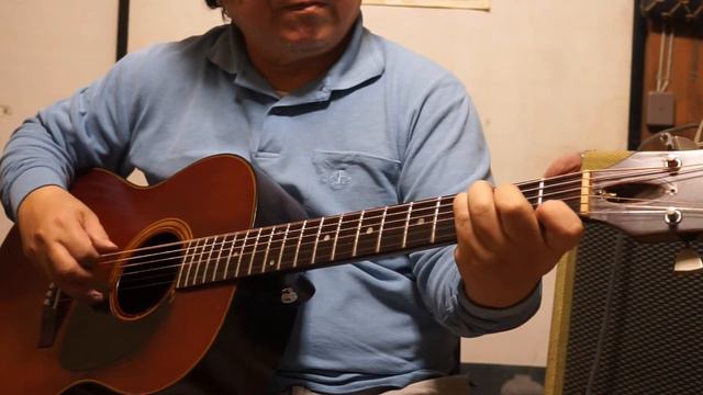 Gibson B25 Deluxe (牛骨サドル）試奏 смотреть онлайн