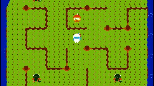 Dig Dug II [NES] смотреть онлайн