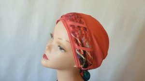 Головной убор после химиотерапии Тюрбан Шелк 100% на хб подкладе
