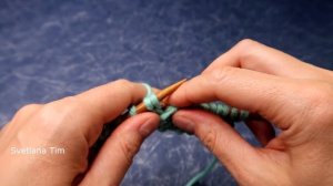 ШАРФ СПИЦАМИ из Секционной пряжи / Вязание спицами