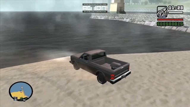 GTA San Andreas Грузовики море вода на колеса смотреть онлайн