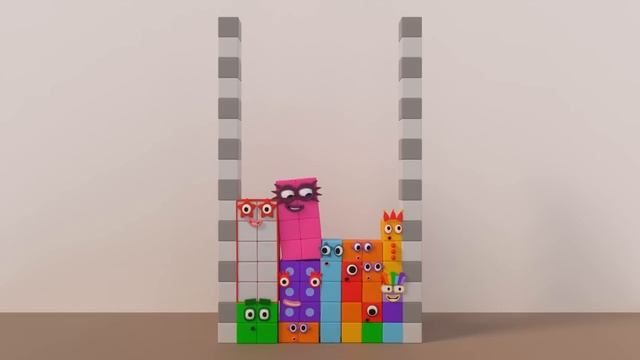 Numberblocks Tetris Animation | Softbody Tetris 7 смотреть онлайн