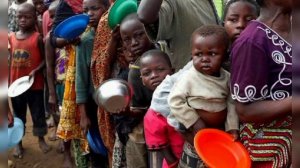 Голодные крики африканских детей