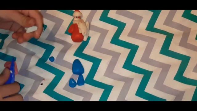 Как сделать Дедушку Мороза ?? из пластилина