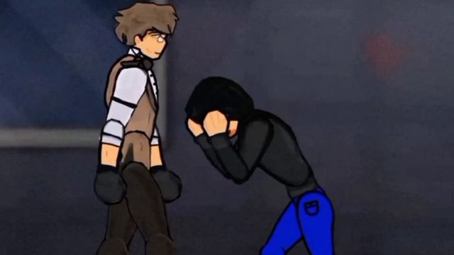 Alastor (human version) vs Ted Bundy(AT2) /рисуем мультфильмы 2/ смотреть онлайн